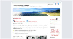 Desktop Screenshot of bruno.kerouanton.net